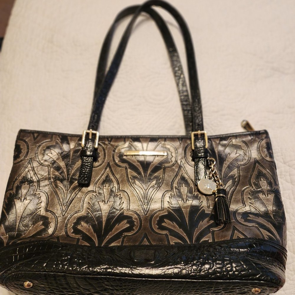 Brahmin Asher Medium Taupe Tote